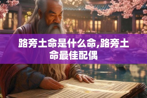 路旁土命是什么命,路旁土命最佳配偶