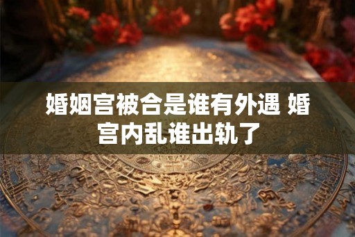 婚姻宫被合是谁有外遇 婚宫内乱谁出轨了