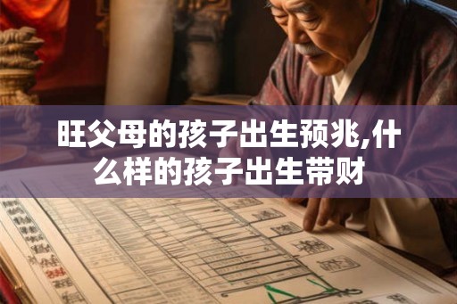 旺父母的孩子出生预兆,什么样的孩子出生带财 旺父母的孩子出生预兆,什么样的孩子出生带财