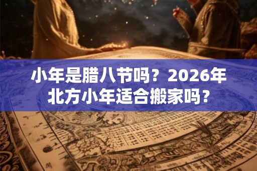 小年是腊八节吗？2026年北方小年适合搬家吗？