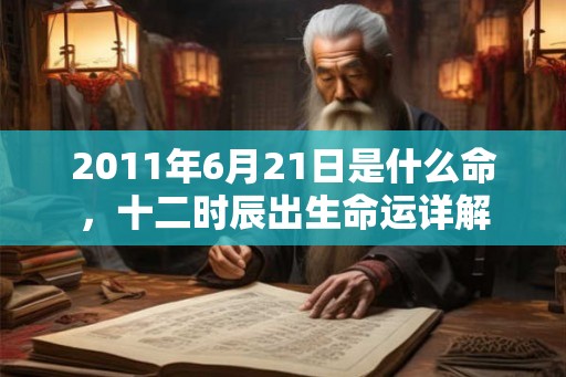 2011年6月21日是什么命，十二时辰出生命运详解