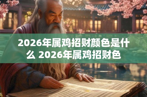 2026年属鸡招财颜色是什么 2026年属鸡招财色