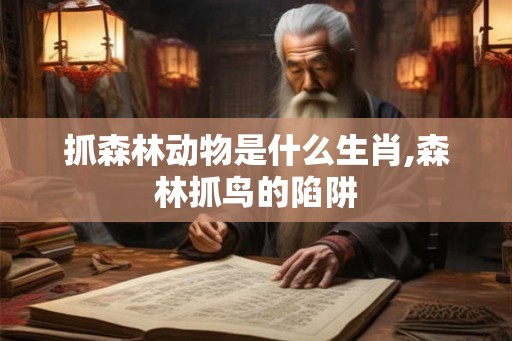 抓森林动物是什么生肖,森林抓鸟的陷阱