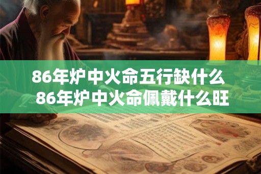 86年炉中火命五行缺什么  86年炉中火命佩戴什么旺财