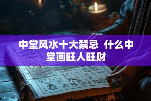 中堂风水十大禁忌  什么中堂画旺人旺财