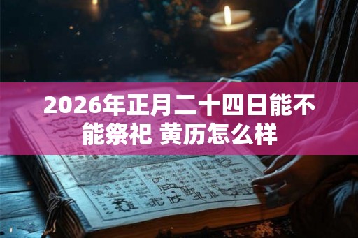 2026年正月二十四日能不能祭祀 黄历怎么样 2026年正月二十四日能不能祭祀 黄历怎么样