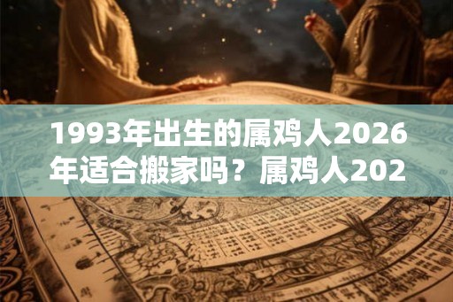 1993年出生的属鸡人2026年适合搬家吗?属鸡人2026年运势如何? 1993年出生的属鸡人2026年适合搬家吗?属鸡人2026年运势如何?