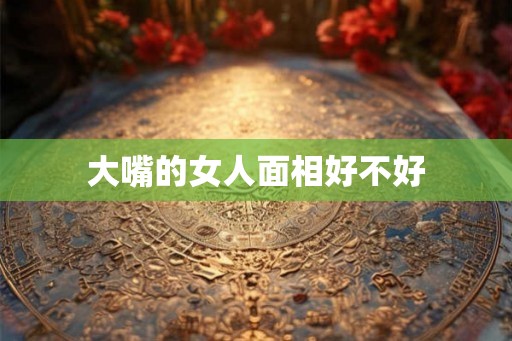 大嘴的女人面相好不好