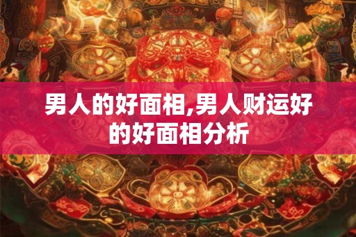 男人的好面相,男人财运好的好面相分析