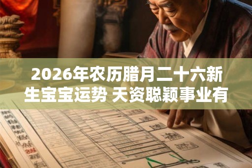 2026年农历腊月二十六新生宝宝运势 天资聪颖事业有成 2026年农历腊月二十六新生宝宝运势 天资聪颖事业有成