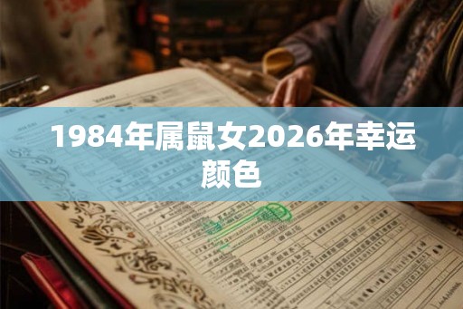 1984年属鼠女2026年幸运颜色