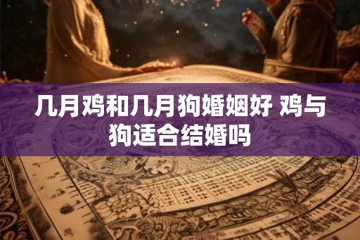 几月鸡和几月狗婚姻好 鸡与狗适合结婚吗