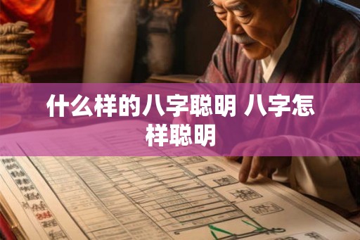 什么样的八字聪明 八字怎样聪明