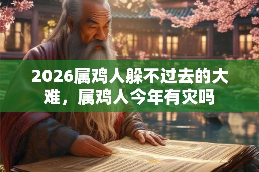 2026属鸡人躲不过去的大难,属鸡人今年有灾吗 2026属鸡人躲不过去的大难,属鸡人今年有灾吗