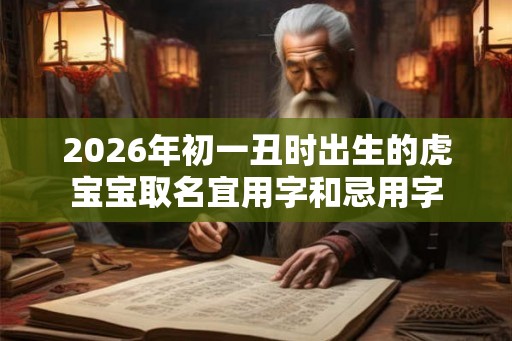 2026年初一丑时出生的虎宝宝取名宜用字和忌用字 2026年初一丑时出生的虎宝宝取名宜用字和忌用字