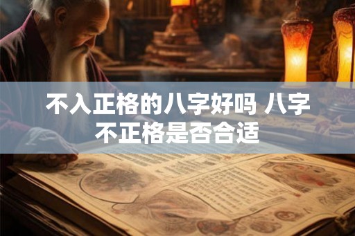 不入正格的八字好吗 八字不正格是否合适
