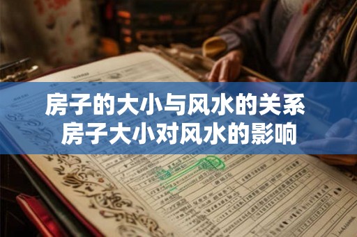 房子的大小与风水的关系 房子大小对风水的影响