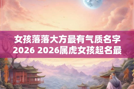 女孩落落大方最有气质名字2026 2026属虎女孩起名最佳字