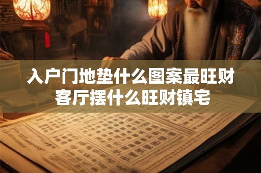 入户门地垫什么图案最旺财 客厅摆什么旺财镇宅