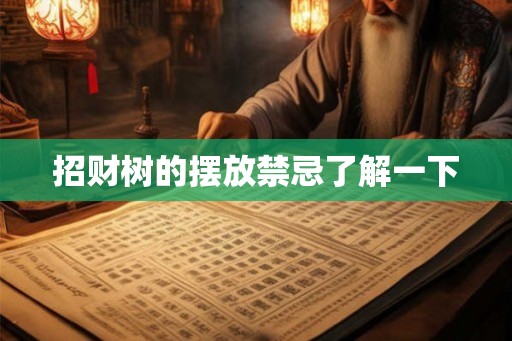 招财树的摆放禁忌了解一下 招财树的摆放禁忌了解一下
