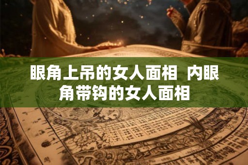 眼角上吊的女人面相  内眼角带钩的女人面相