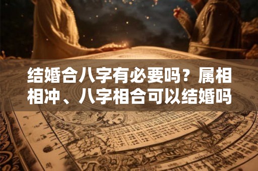 结婚合八字有必要吗？属相相冲、八字相合可以结婚吗？