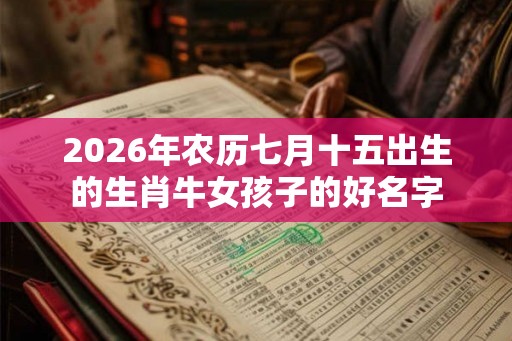 2026年农历七月十五出生的生肖牛女孩子的好名字