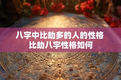 八字中比劫多的人的性格 比劫八字性格如何