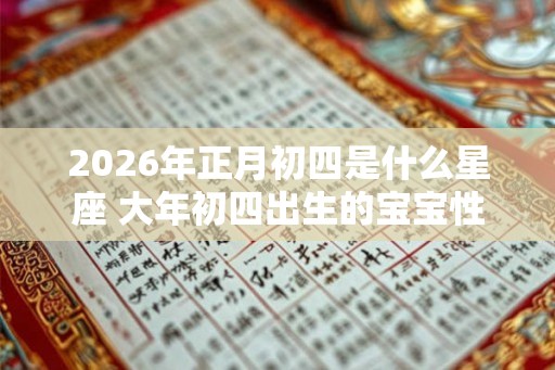 2026年正月初四是什么星座 大年初四出生的宝宝性格