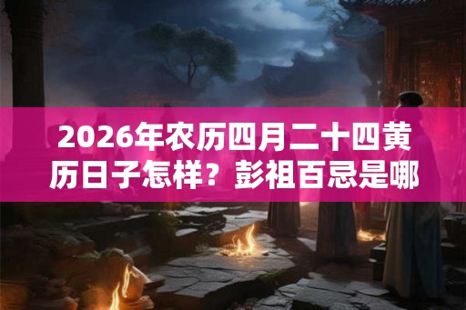2026年农历四月二十四黄历日子怎样？彭祖百忌是哪些忌讳？
