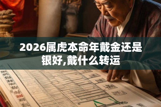 2026属虎本命年戴金还是银好,戴什么转运