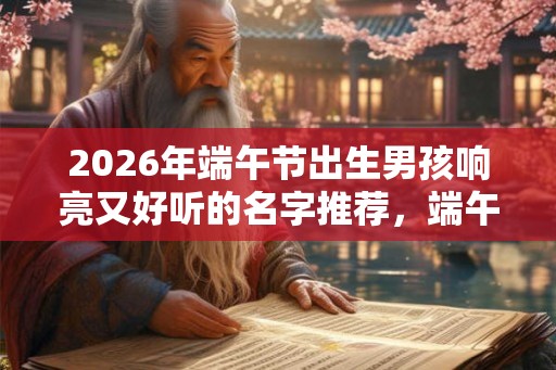 2026年端午节出生男孩响亮又好听的名字推荐，端午出生的男孩好吗？