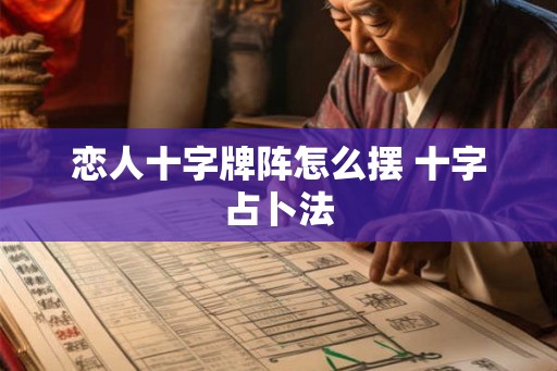 恋人十字牌阵怎么摆 十字占卜法