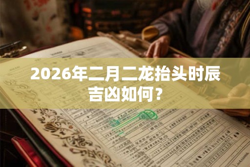 2026年二月二龙抬头时辰吉凶如何? 2026年二月二龙抬头时辰吉凶如何?