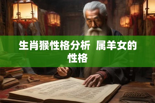 生肖猴性格分析  属羊女的性格