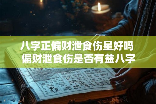 八字正偏财泄食伤星好吗 偏财泄食伤是否有益八字