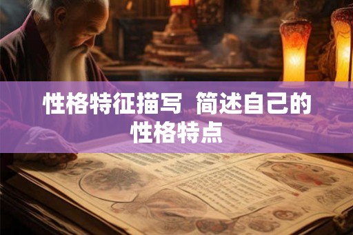 性格特征描写  简述自己的性格特点