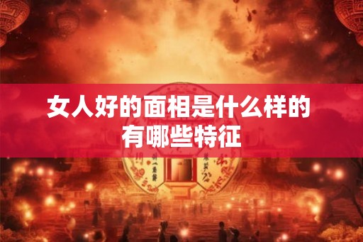 女人好的面相是什么样的 有哪些特征