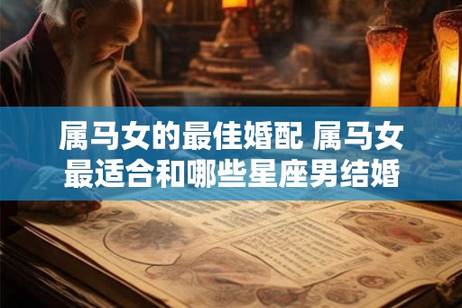 属马女的最佳婚配 属马女最适合和哪些星座男结婚 属马女的最佳婚配 属马女最适合和哪些星座男结婚