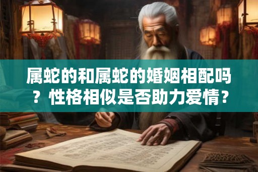 属蛇的和属蛇的婚姻相配吗？性格相似是否助力爱情？