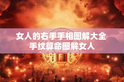 女人的右手手相图解大全 手纹算命图解女人