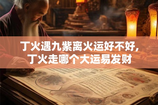丁火遇九紫离火运好不好,丁火走哪个大运易发财 丁火遇九紫离火运好不好,丁火走哪个大运易发财