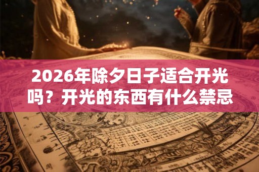 2026年除夕日子适合开光吗？开光的东西有什么禁忌？