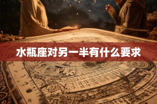 水瓶座对另一半有什么要求