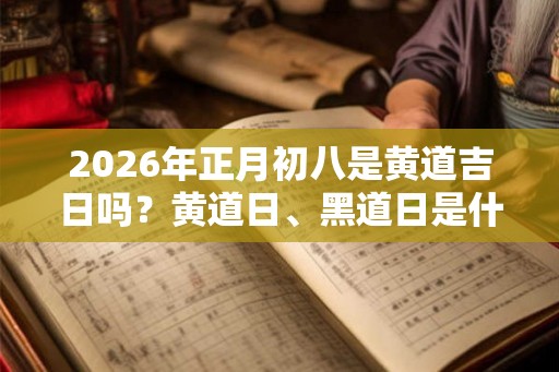 2026年正月初八是黄道吉日吗？黄道日、黑道日是什么意思？