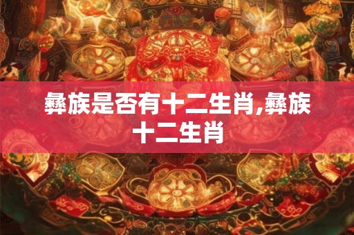 彝族是否有十二生肖,彝族十二生肖