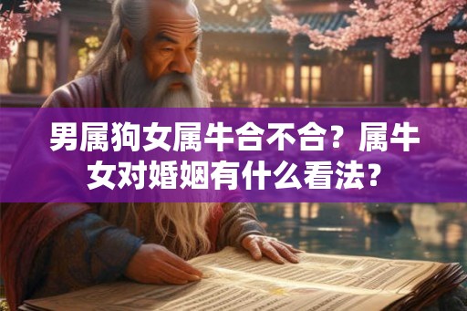男属狗女属牛合不合？属牛女对婚姻有什么看法？