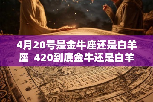 4月20号是金牛座还是白羊座  420到底金牛还是白羊