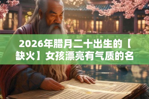 2026年腊月二十出生的【缺火】女孩漂亮有气质的名字精选 2026年腊月二十出生的【缺火】女孩漂亮有气质的名字精选