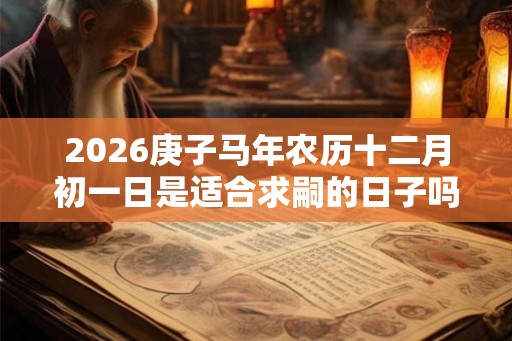 2026庚子马年农历十二月初一日是适合求嗣的日子吗? 2026庚子马年农历十二月初一日是适合求嗣的日子吗?
